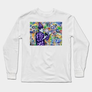 Clown as Poet or Poet as Clown? Long Sleeve T-Shirt